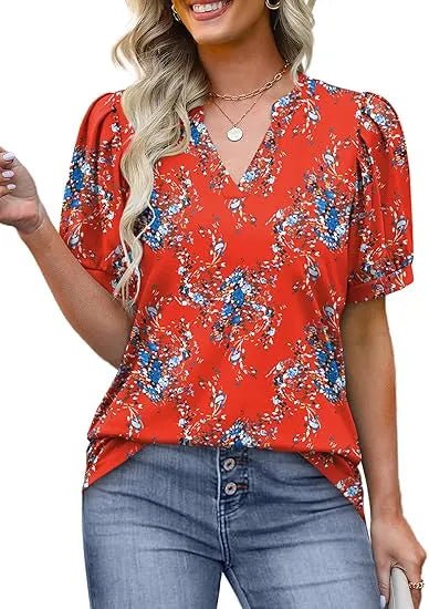 Klara | Vintage Blommig Blus