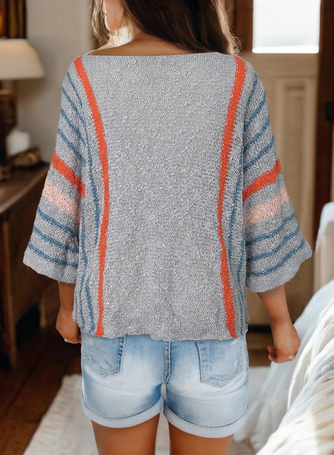 Camila | Boho Stickad Tröja