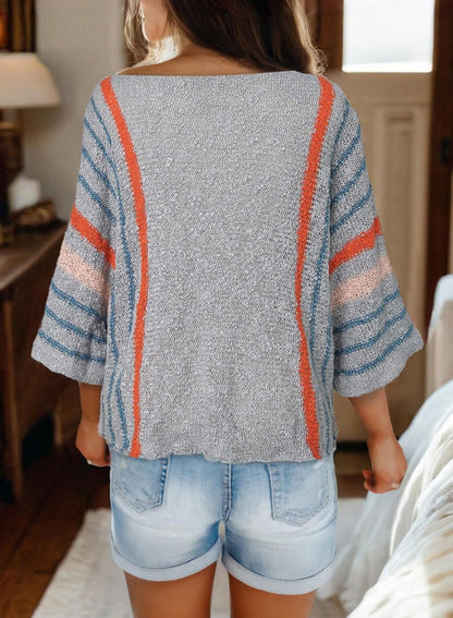 Camila | Boho Stickad Tröja