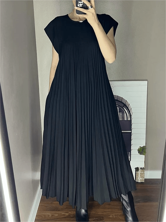 Sandra | Plisserad Elegant Klänning