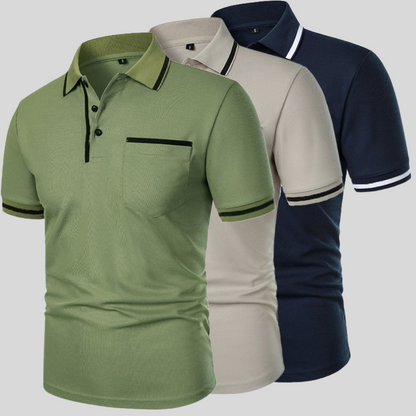 Troy | Kortärmad polo t-shirt