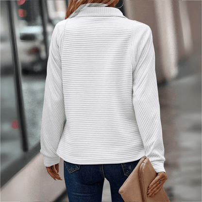 Jenica | Chic Halvdraget Tröja