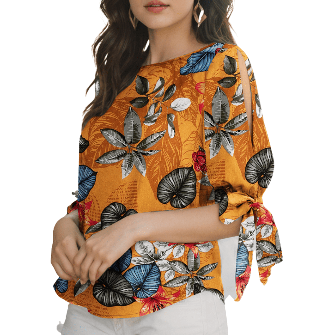 Lucy | Blommig Chic Blus