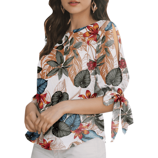 Lucy | Blommig Chic Blus