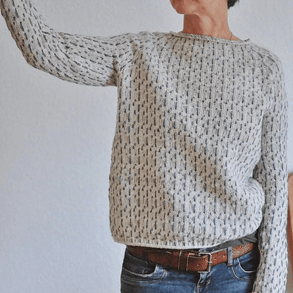 Lucile | Slank Ribbad Stickad