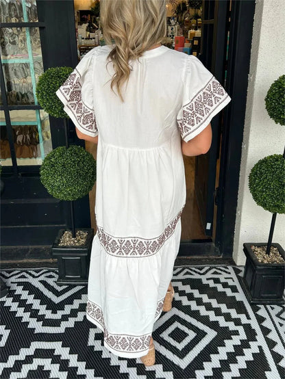 Sierra | Boho Maxi Klänning
