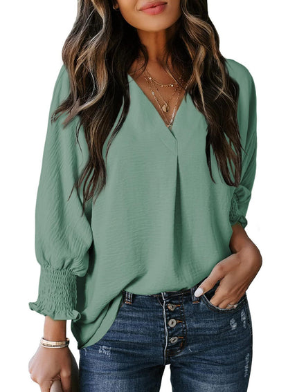 Nina | Avslappnad Chic Blus