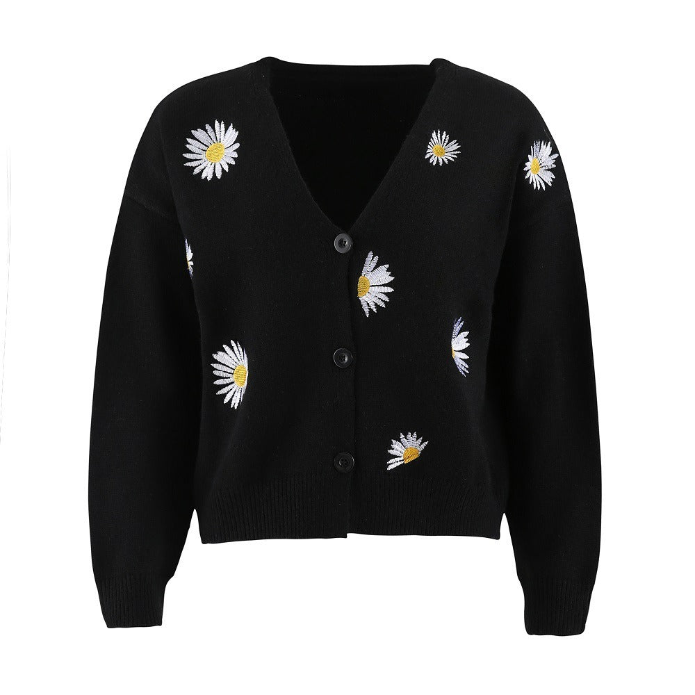 Dianna | Livlig Blomsterstickad