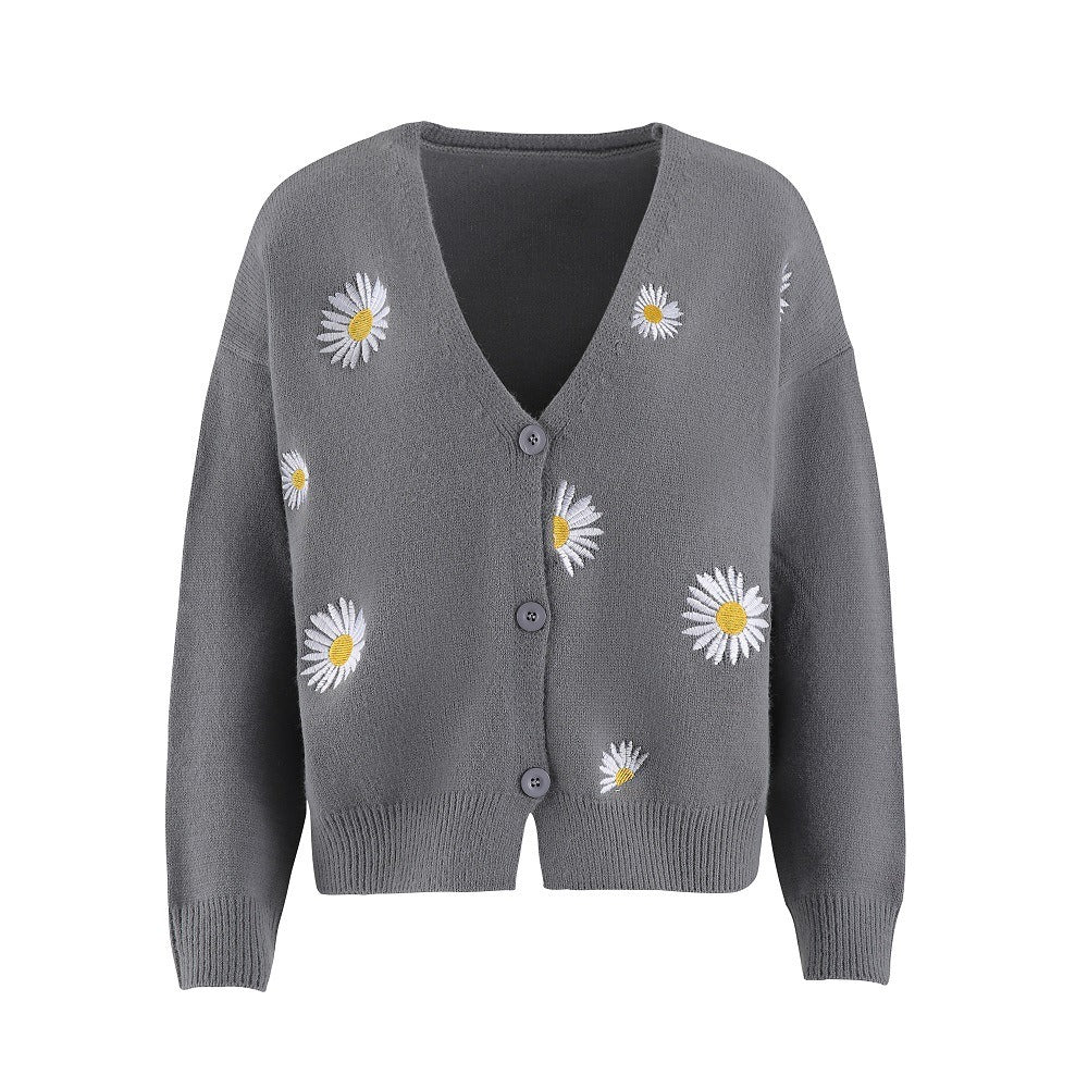 Dianna | Livlig Blomsterstickad