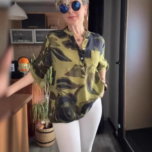 Rita | Avslappnad Krage Blus