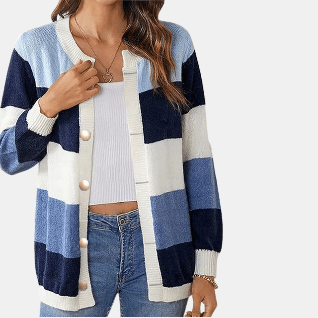 Phoebe | Stilig Stickad Cardigan