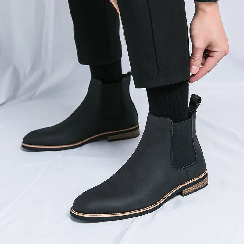 Kayden | Läder Chelsea Boots