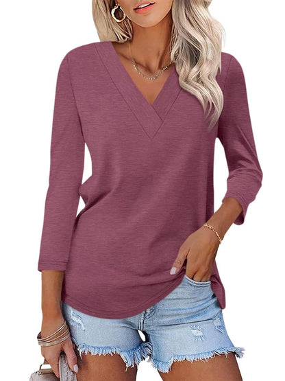 Mika | Klassisk V-ringad T-shirt