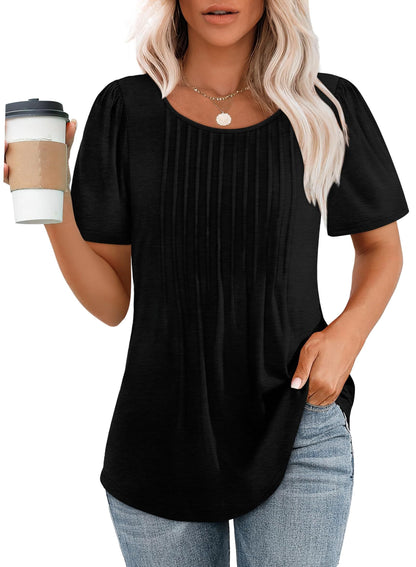 Amelie | Elegant Plisserad Topp