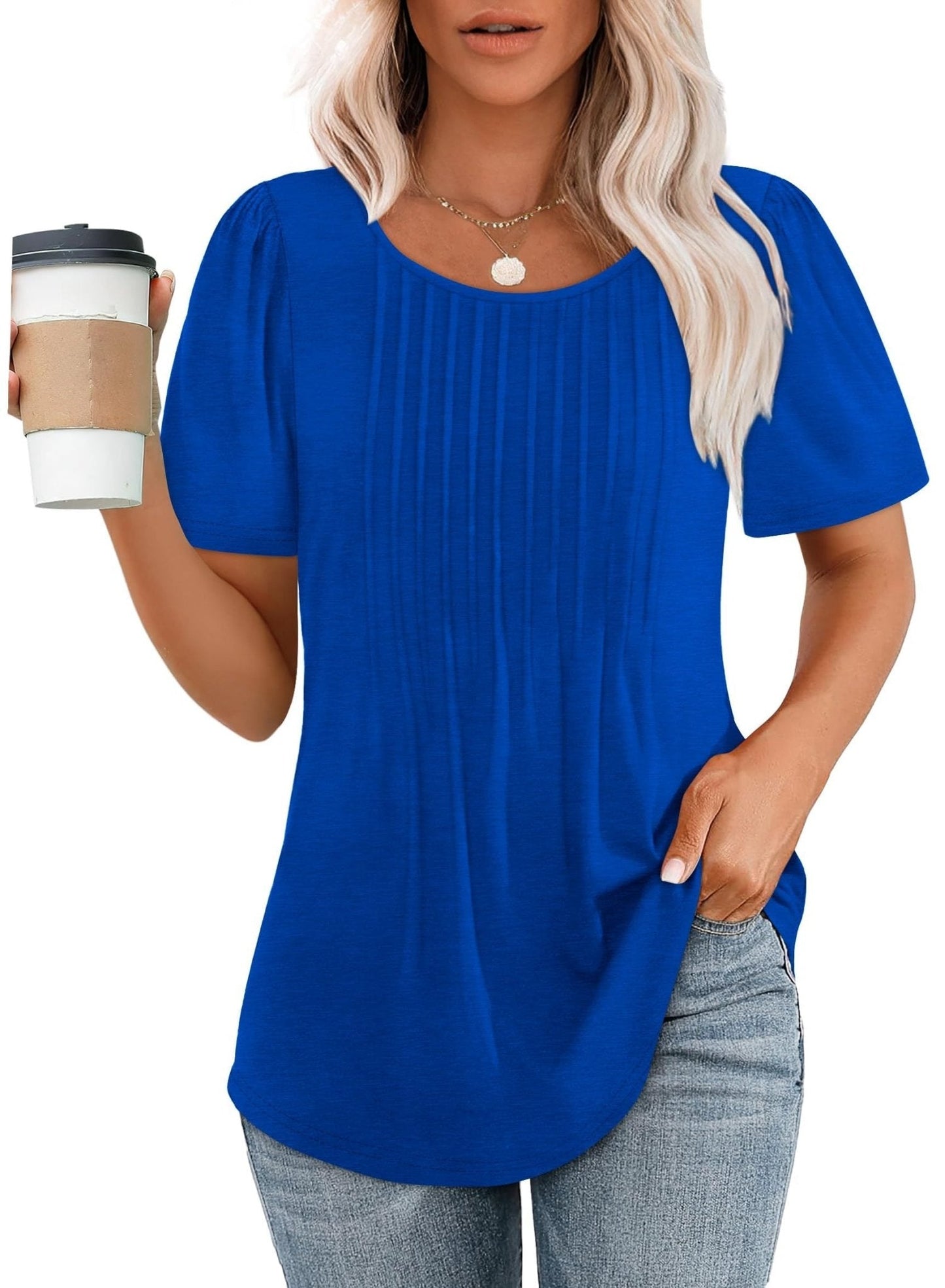 Amelie | Elegant Plisserad Topp