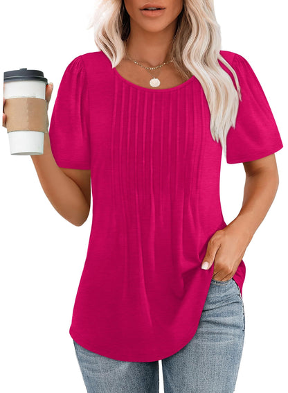 Amelie | Elegant Plisserad Topp