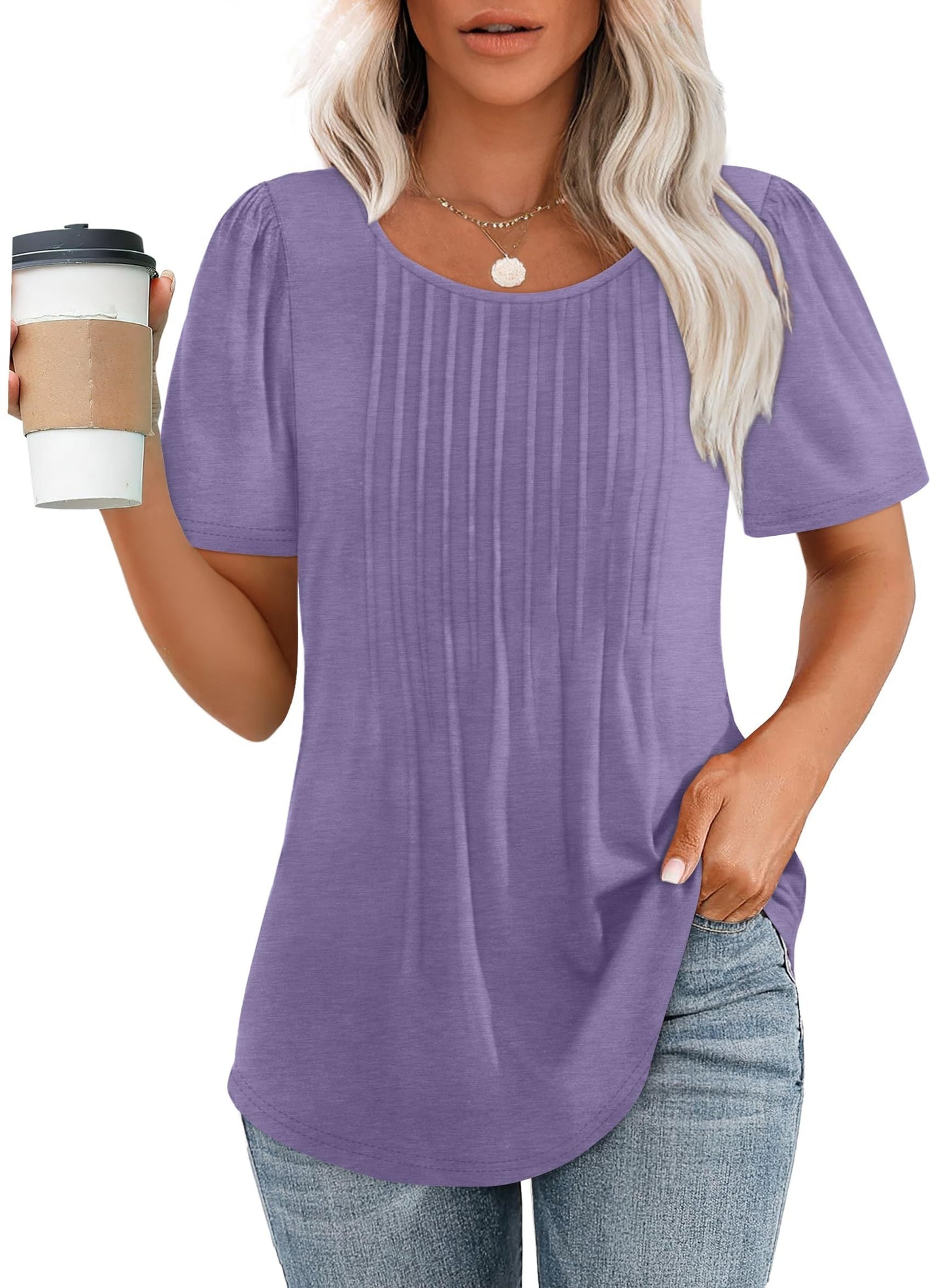 Amelie | Elegant Plisserad Topp