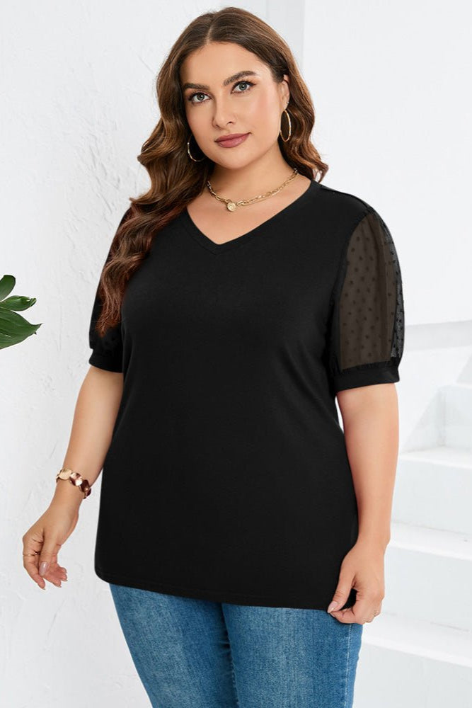 Helena | Snygg V-ringad Blus