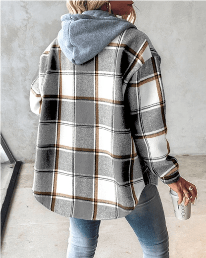 Lorenza | Rutig Huva Jacka