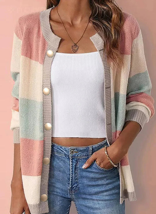 Phoebe | Stilig Stickad Cardigan