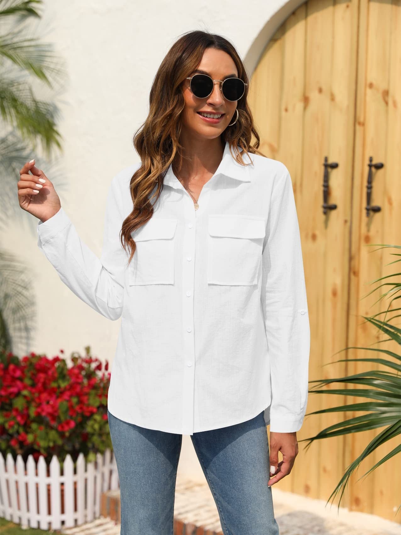 Milania | Blus med långa ärmar