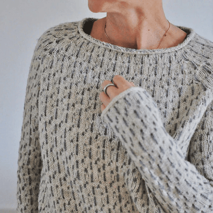 Lucile | Slank Ribbad Stickad