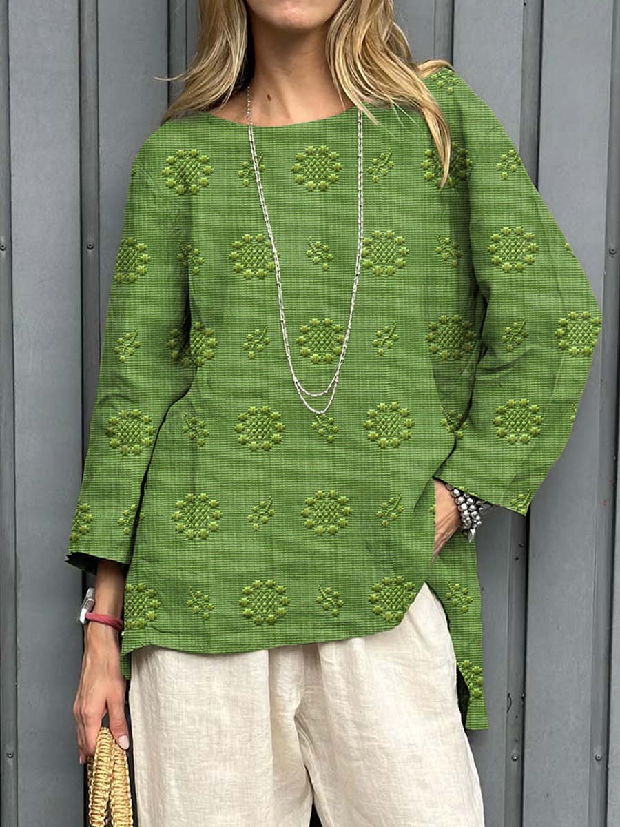 Elsa | Vintage Blommig Blus