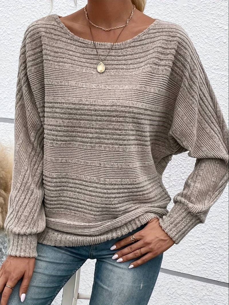 Gail | Enkel Stickad Tröja