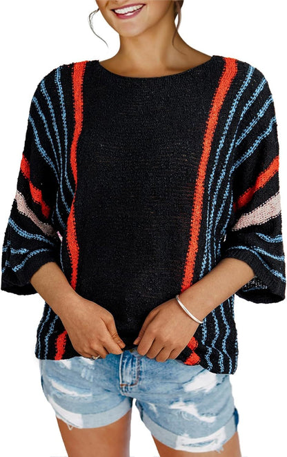 Camila | Boho Stickad Tröja