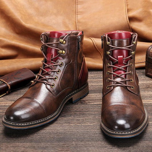 Dawson | Läder Oxford Stövlar