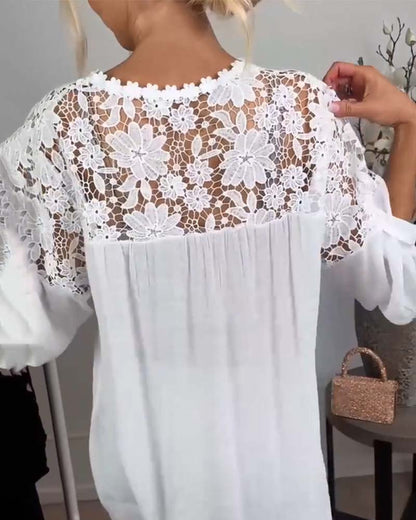Nica | Spets Patchwork Blus
