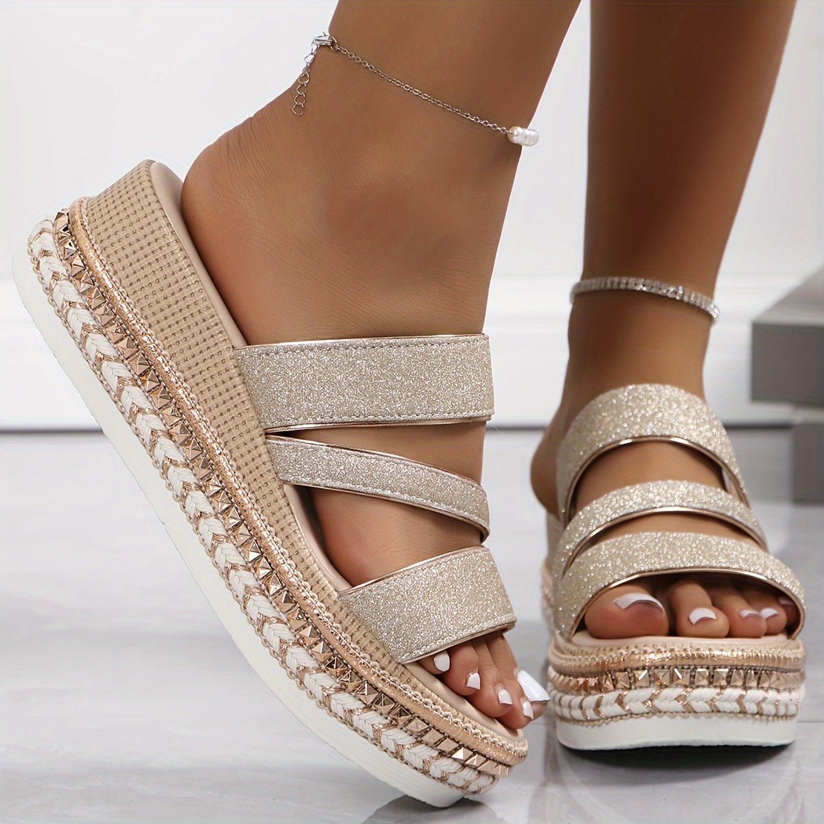 Leah | Bekväma Vår Sandaler