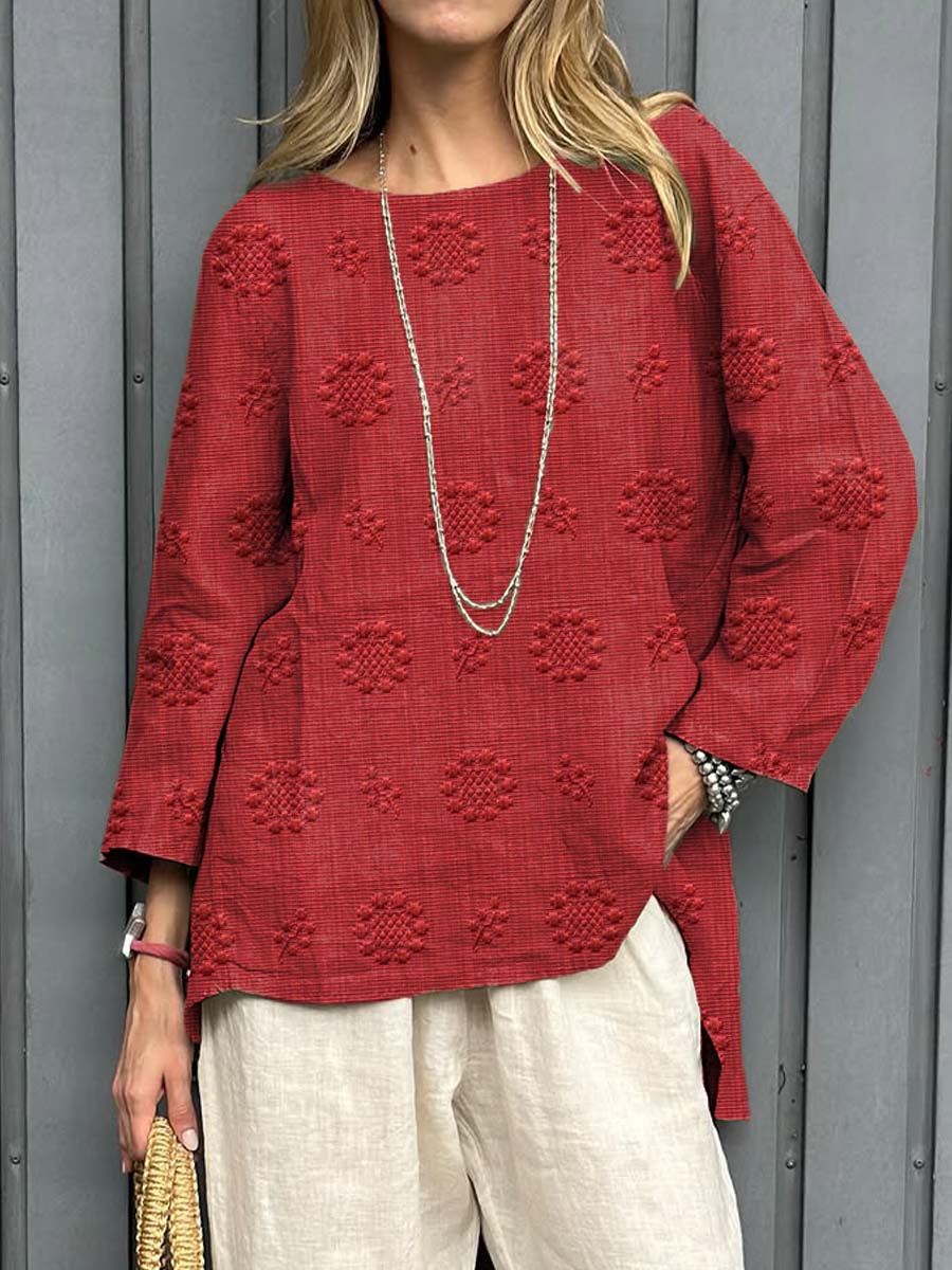 Elsa | Vintage Blommig Blus