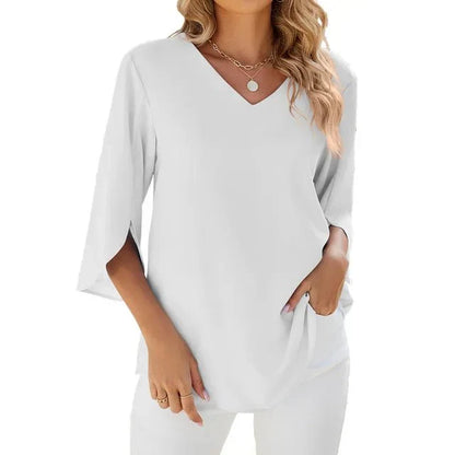 Zara - Tidlös V-ringad Topp
