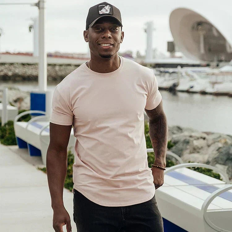 Jim | Sportig Skärning T-Shirt