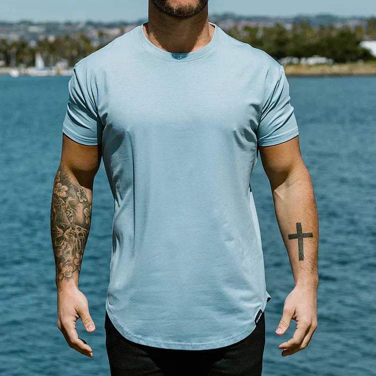 Jim | Sportig Skärning T-Shirt