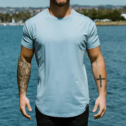 Jim | Sportig Skärning T-Shirt