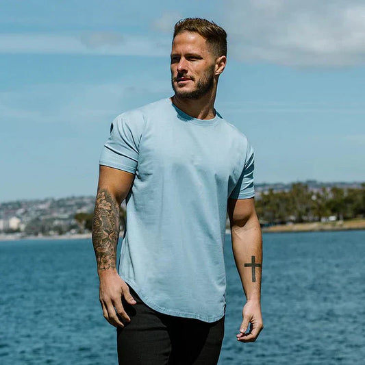 Jim | Sportig Skärning T-Shirt