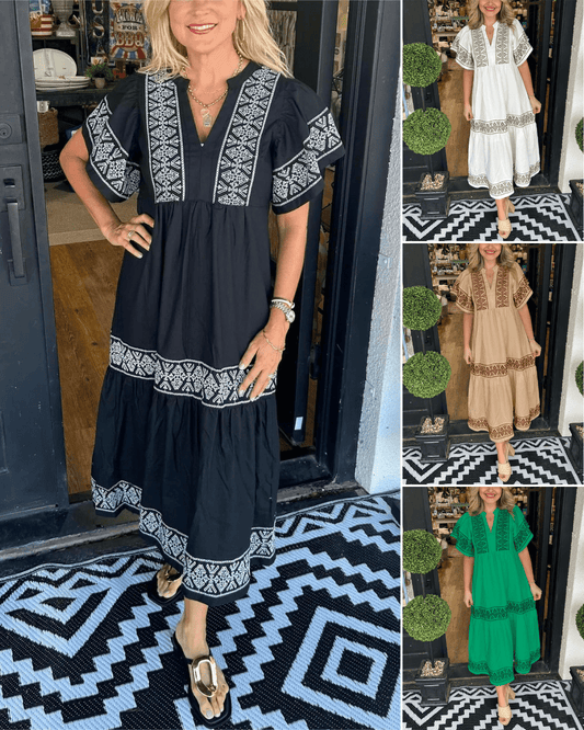 Sierra | Boho Maxi Klänning