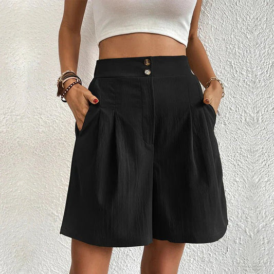 Chelsie | Högmidjade Komfortshorts