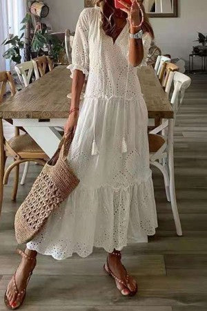 Chanty | Okomplicerad Blommig Maxi