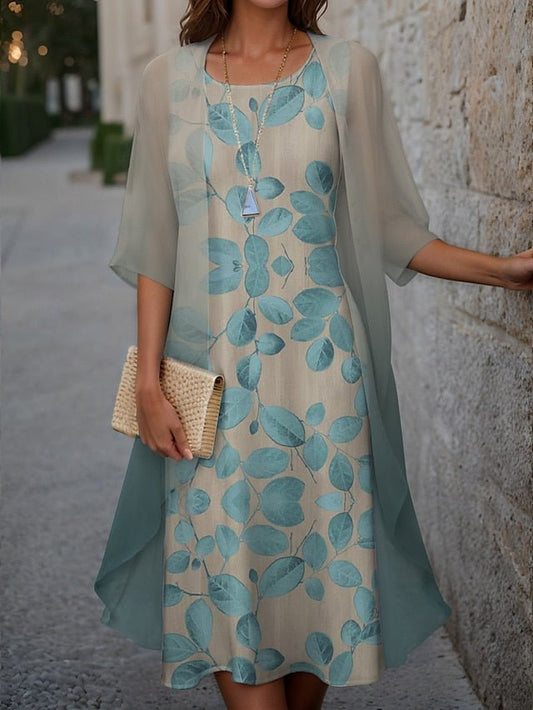 Liezel | Blomstrande Elegant Midi