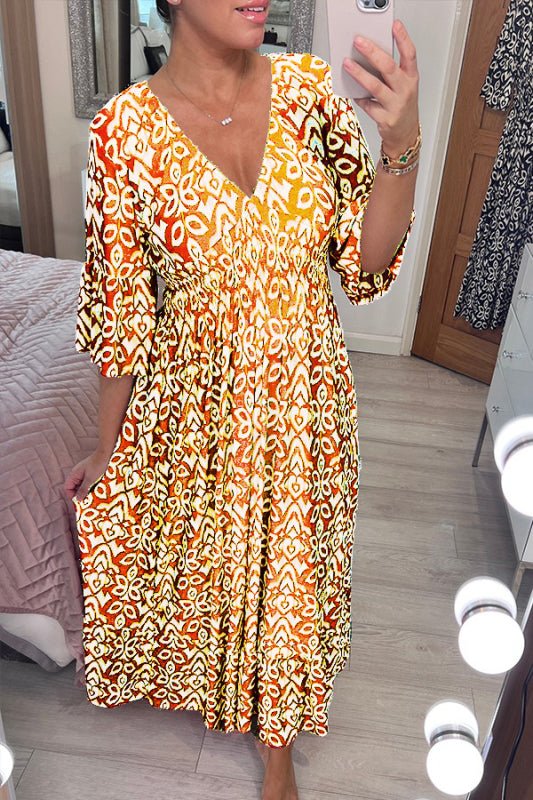 Venedig | Bohemisk Maxi Klänning
